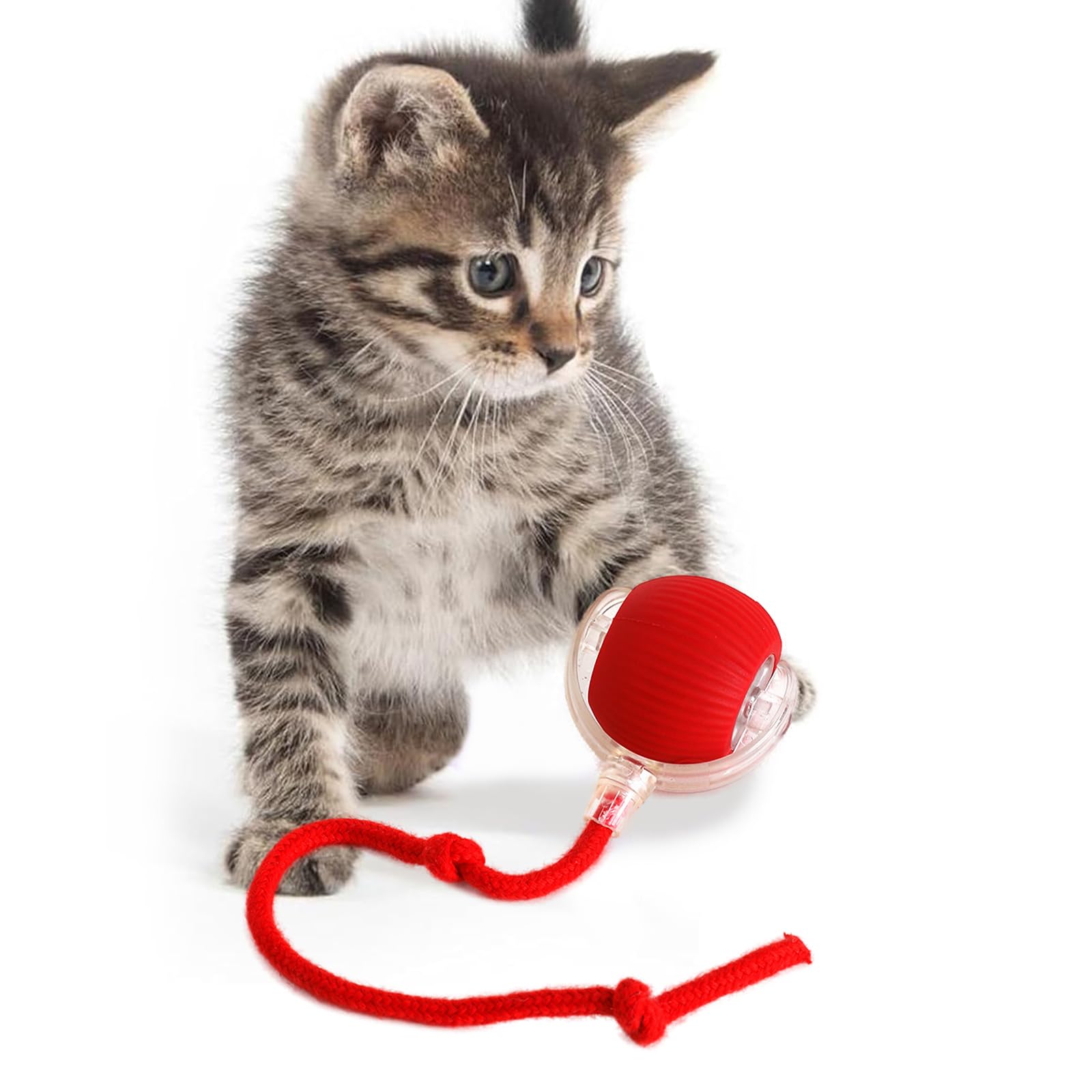 KQLHLHDYZ Interactive Cat Toy Ball Cat Toys for Indoor Cats Adult Cat Toy Smart Cat Ball Toy for Cats Motion Sensor Smart Pet Ball