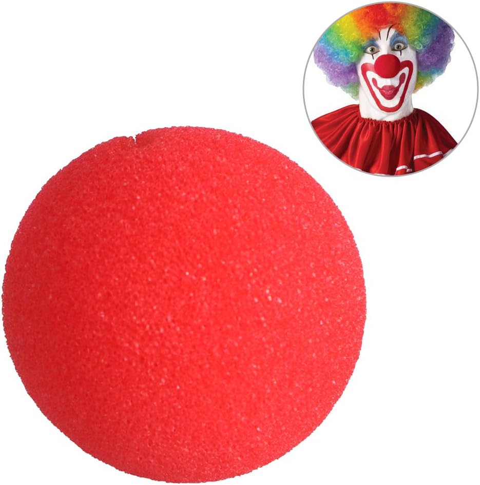 Tinksky Foam Clown Nose One Size Red Nose Clown for
