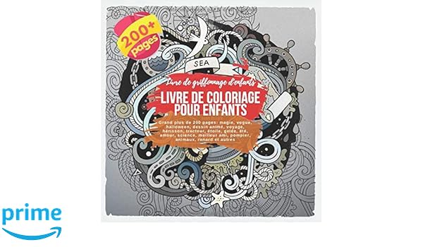 Livre De Coloriage Pour Enfants Grand Plus De 200 Pages