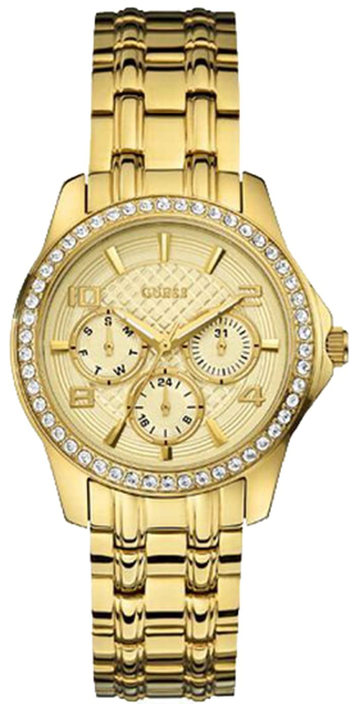 Guess Women's Watch W0403L2, Gold/Gold, Strap