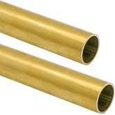 Brass Fully Threaded Rod – 6-32 Diameter X 24" Length, 5 Pack, Right Hand Threads
