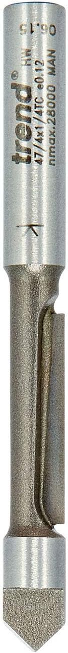 Trend Professional Pierce & Trim Cutter, 1/4 Inch Shank, 6.3mm Cut Diameter, 18mm Cut Length, Tungsten Carbide Tipped, 47/4X1/4TC - Image 5