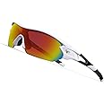 TOREGE Polarized Sports Sunglasses for Men Women Cycling Running Driving Fishing Glasses TR002