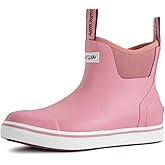 SUREWAY Women's Deck Boots Professional Non-Slip Fishing & Ankle Deck Boot Waterproof Rain Boots