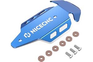 NICECNC Heat Shield Guard Protector Compatible with Yamaha YFZ450R 2009 2010 2011 2012 2013-2023, YFZ450RSE 2018 2019 2020 2021 2022 2023, YFZ450X 2010 2011 Blue