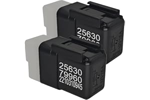 FORMIDEN HR159T Horn Relay (Pack of 2) - 25630-79960 12VDC 15A 3-Pin Relay Compatible for Nissan 200SX 240SX 300ZX 350Z 370Z (1989-1998 Models)