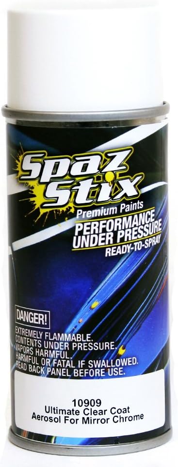 Ultimate Clear Coat Aerosol Paint 3.5oz -For Mirror Chrome