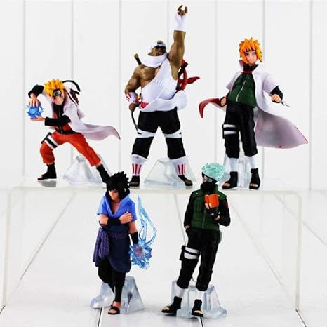 Amazon Co Jp 像デmodeled Anime5個 ロットnaruto ナルト 疾風伝図ジュエカカシ港区サスケキラービーアニメmodelepoupeeがenfantsの10 15 Cmを注ぎます Cactusus ホーム キッチン