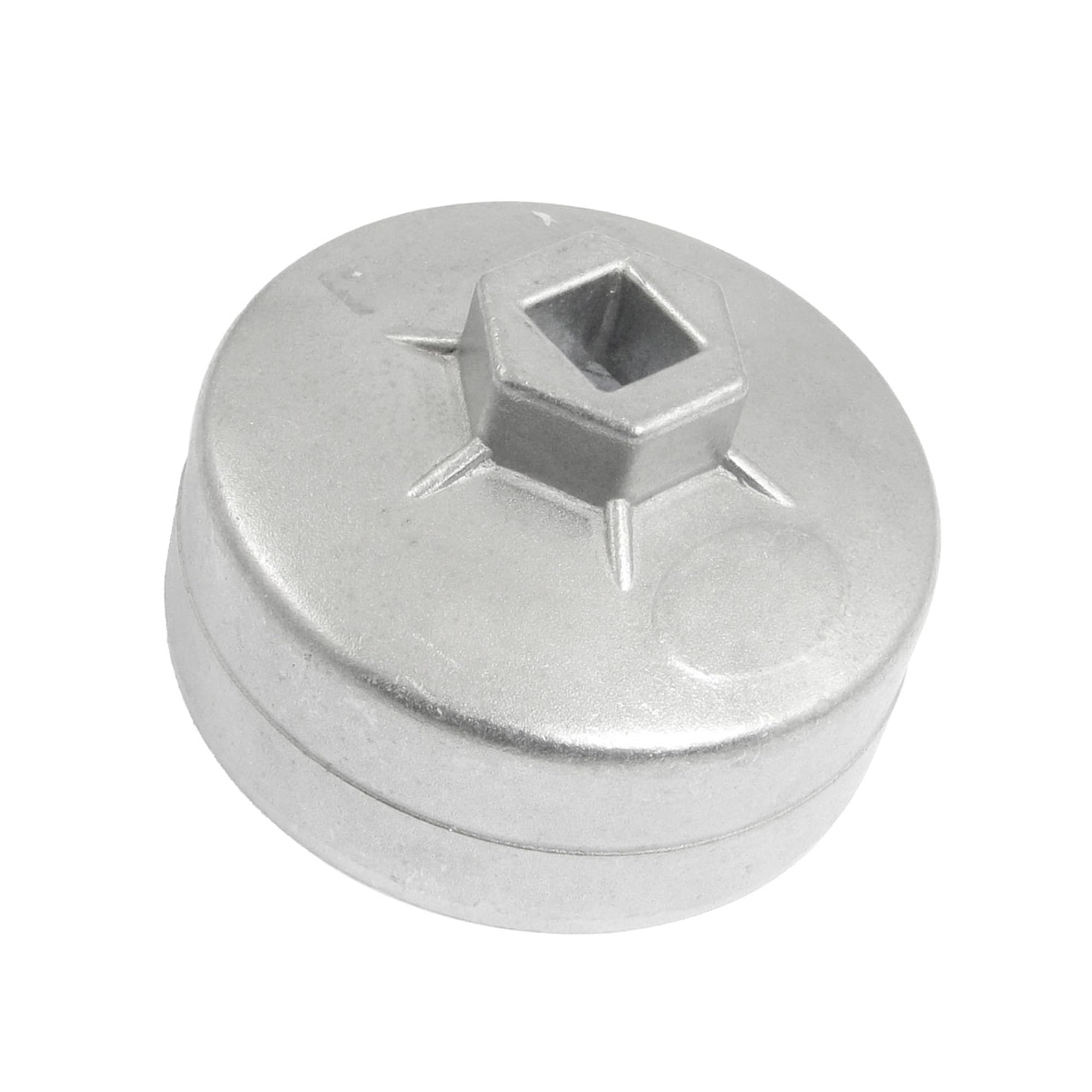 Photo 1 of Motoforti Oil Filter Wrench 73mm 15 Flutes, Metal, Silver Tone, 1 Pc