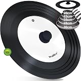 Walfos Universal Lid for Pots Pans Skillets 20-30 cm Tempered Glass