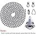 Jovitec 2 Pieces Ceiling Fan Pull Chains Crystal Decorative Pull Chain Extension for Ceiling Light, 1 Meter Long Each