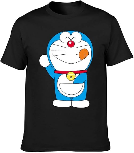 Amazon Doraemon ドラえもん メンズ レディース おもしろ Tシャツ 夏服 スポーツ トップス 半袖 無地 通気性 ファッション ゆったり Tシャツ カットソー 通販