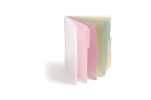 Smead Poly Project Organizer, 6 Tabs, 12 Pockets, Letter Size, Pastel (89208) (Pack of 1)