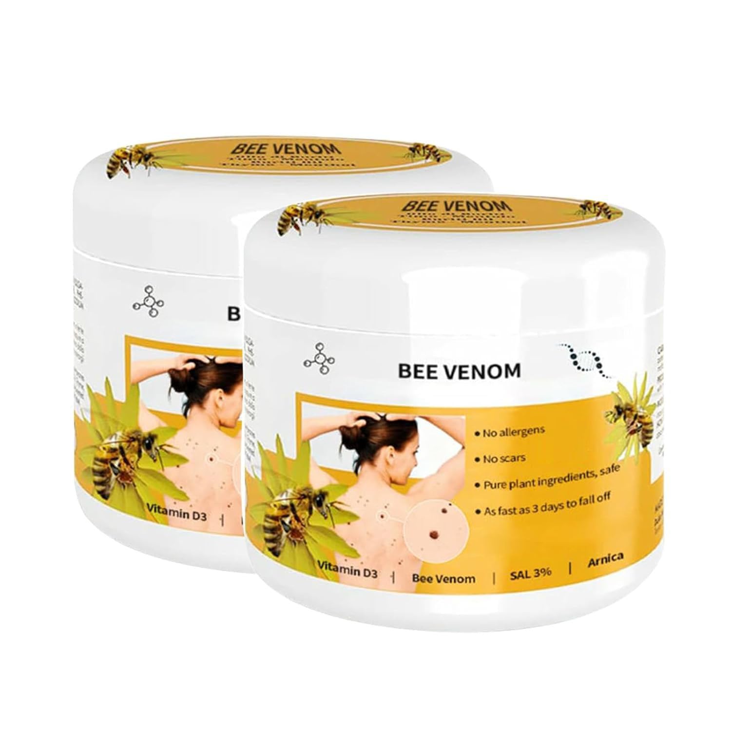 Photo 1 of *2 Pack* 2PCS Bee Venom Repair Cream, Hydrating Moisturizing Cream, Professional Bee Venom Moisturizing Cream