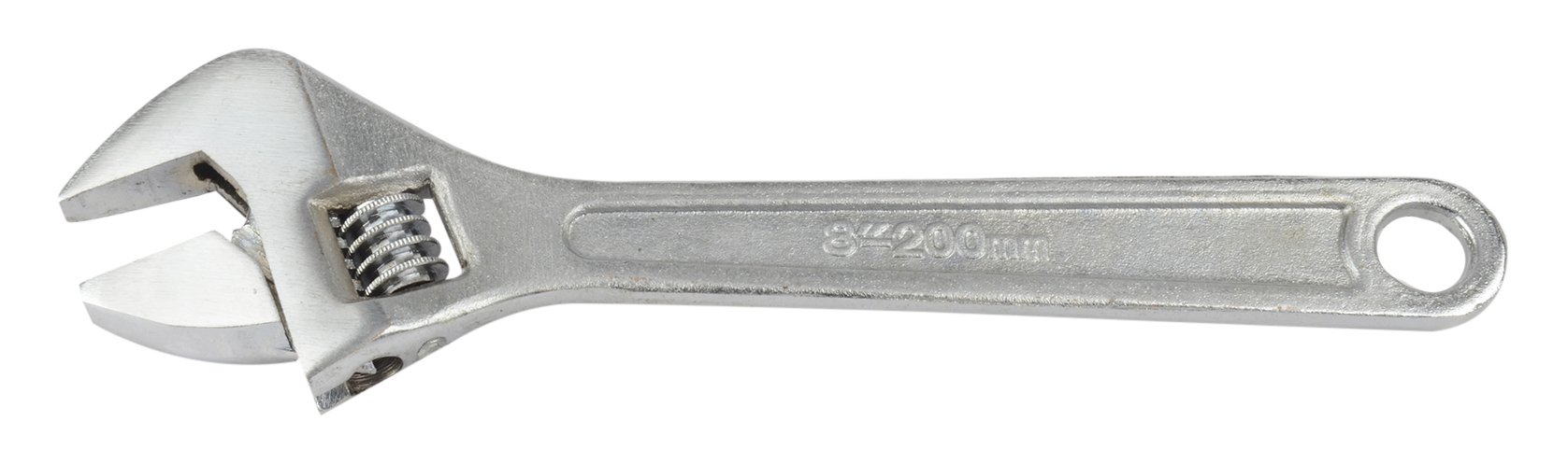 Brüder Mannesmann Polished Chrome Adjustable Wrench – 8 Inch, 1 Stück, m – 08