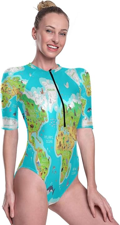 short sleeve swimming suit