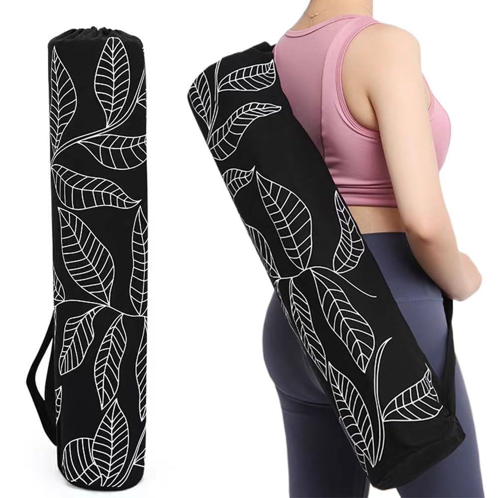 Oaygat Yoga Bag Large Yoga Mat Bag Exercise Pilates Mat Bag Yoga Mat Backpack Yoga Mat Carrier with Carrying Strap Yoga Gym Carrying Bag Yoga Mat Carry Bag Yoga Mat Carry Strap 29*5 inch for Women Men