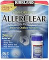 Kirkland Signature Non Drowsy Allerclear Loratadine Tablets, Antihistamine, 10mg, Super Discount Size Package- 365-Count 4-Pack