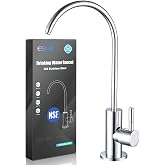 ESOW Kitchen Water Filter Faucet, 100% Lead-Free Drinking Water Faucet Fits Most Reverse Osmosis Units or Water Filtration System in Non-Air Gap, Stainless Steel 304 Body Polished Chrome Finish