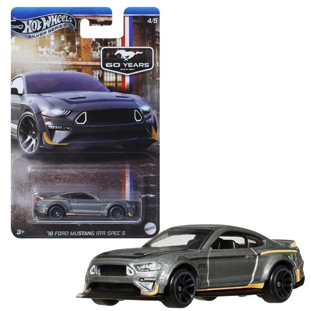 Hot Wheels 60th YEARS MUSTANG SERIES 18 FORD MUSTANG RTR SPEC 5 GRT01 - JBY53