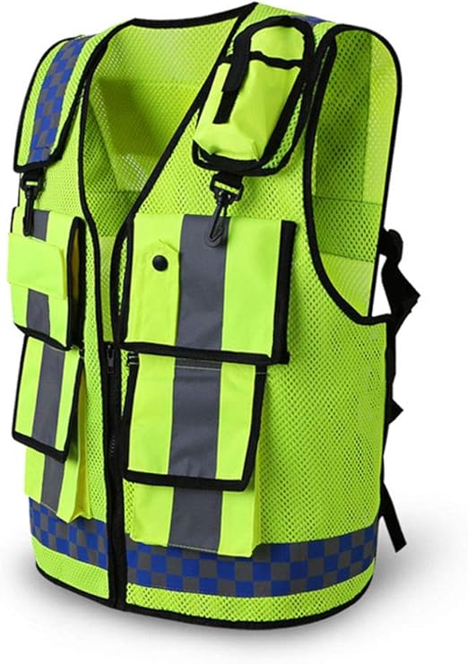 LYGID Gilet Haute Visibilité Gilet De Sécurité Gilet De Travail Veste Gilet Tactique Agent De