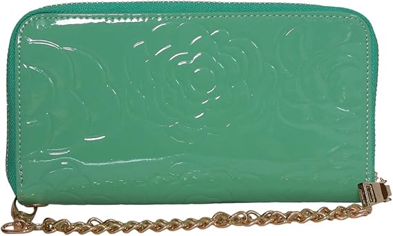 mint green wallet