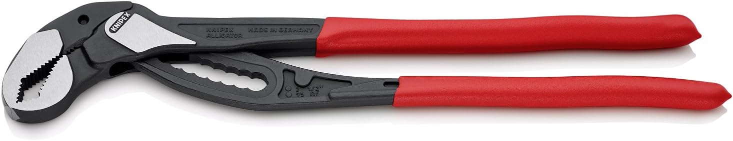 Knipex 88 01 400 Alligator Xl Pince Multiprise Et Cle Serre Tubes Noire Atramentisee Gainees En Plastique Antiderapant 400 Mm Amazon Fr Bricolage