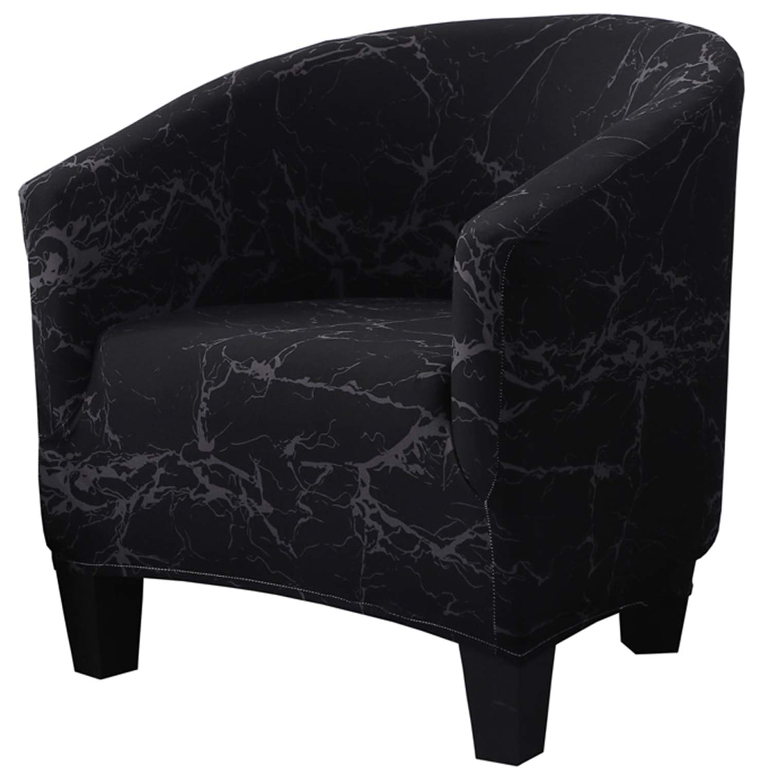 Buy Womaco Club Chair Slipcover Printed Stretch Armchair Tub Round Barrel Swivel Chair Covers With Elastic Bottom Sofa Furniture Protector 1 A15 Online At Low Prices In India Amazon In