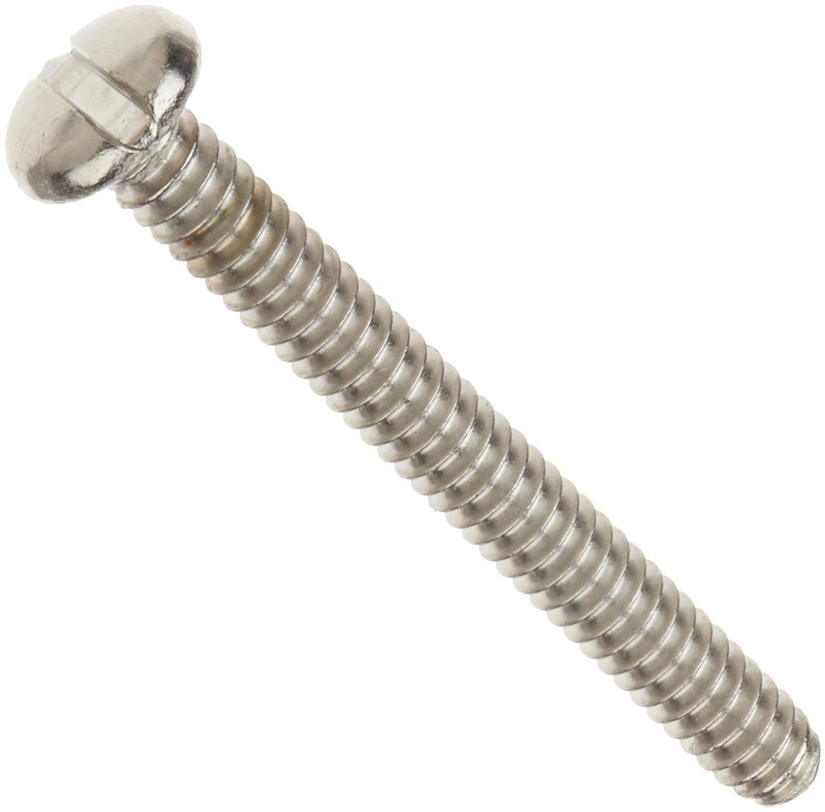 Merriway® BH02234 (6 Pcs) Slotted Pan Head Machine Screws with Nuts, M6 x 75mm (1/4 inch x 3 inch) Bright Zinc Plated - Pack of 6 Pieces