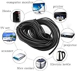 Mr.Gadget's Solutions 2 Core Black PVC Mains Electrical Cable 0.75 mm² 5m view 2