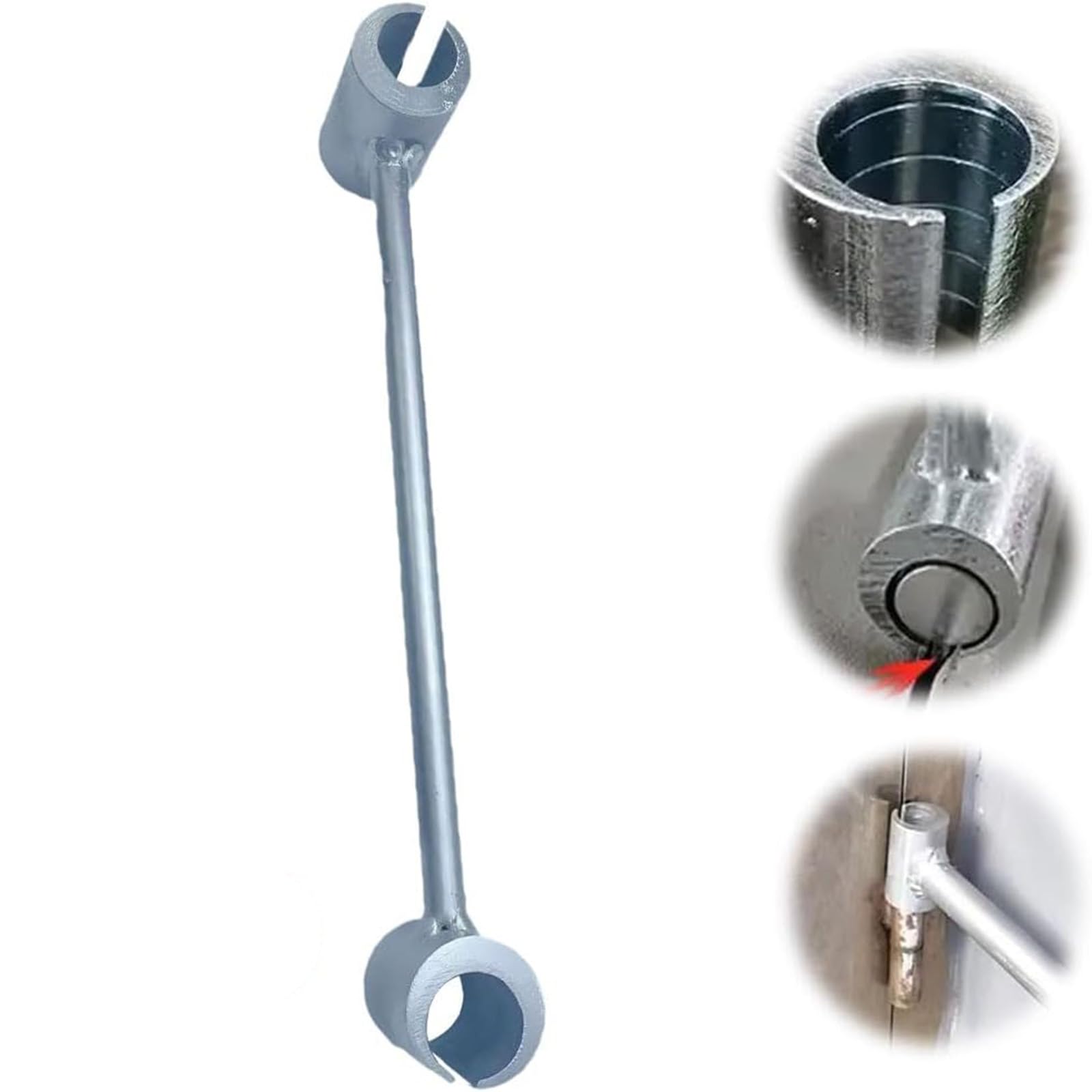 Boxonly Adjustable Hinge Gap Wrench – 2024 New Heavy Duty Door Hinge Repair Tool, Precision Spanner for Flag Hinges and Commercial Doors, Durable Steel Construction (Medium, 18-24.5mm)