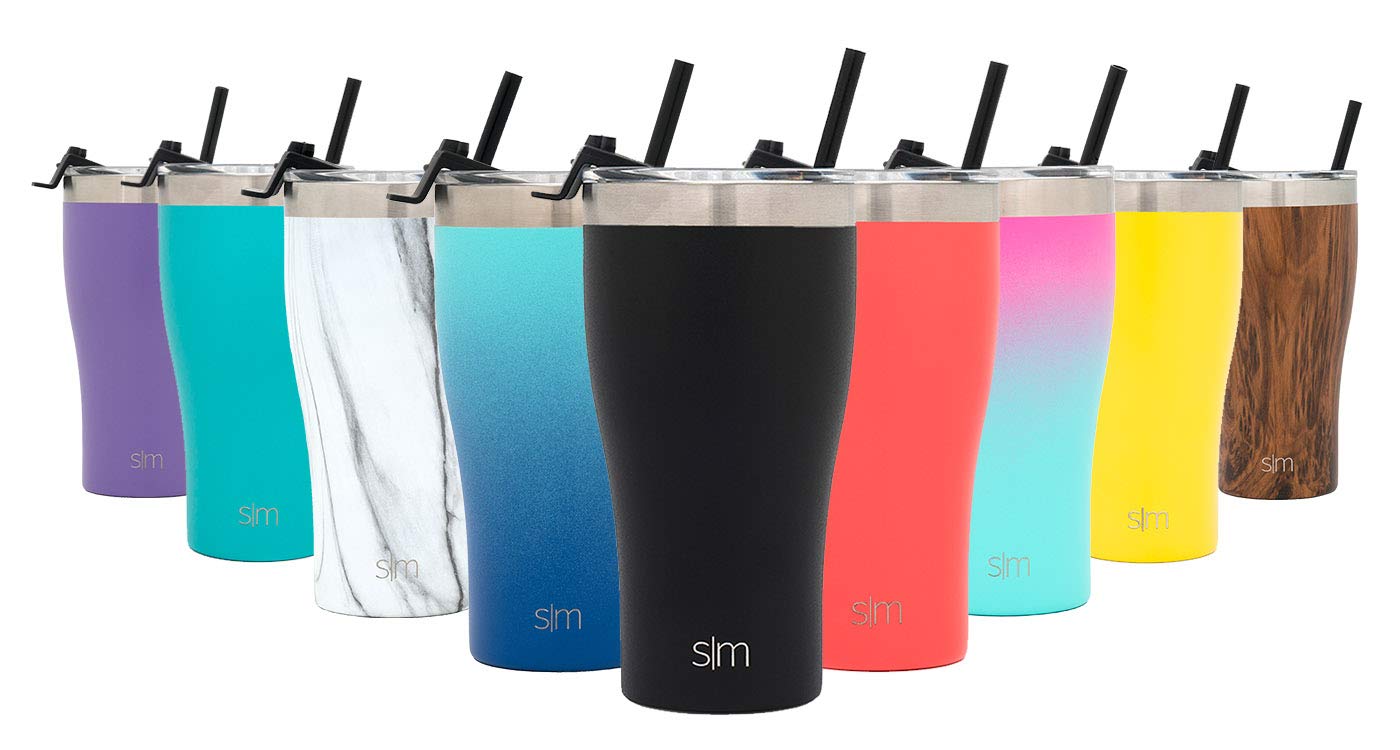 Simple Modern 22oz Slim Cruiser Tumbler with Straw & Closing Lid Travel Mug
