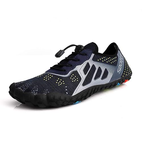 Mens Womens Aqua Water Shoes Upstream Outdoor Trekking Sneakers Five Fingers Quick Dry Bare Foot Shoe Swimming Beach Toe Shoes For Diving Surfing