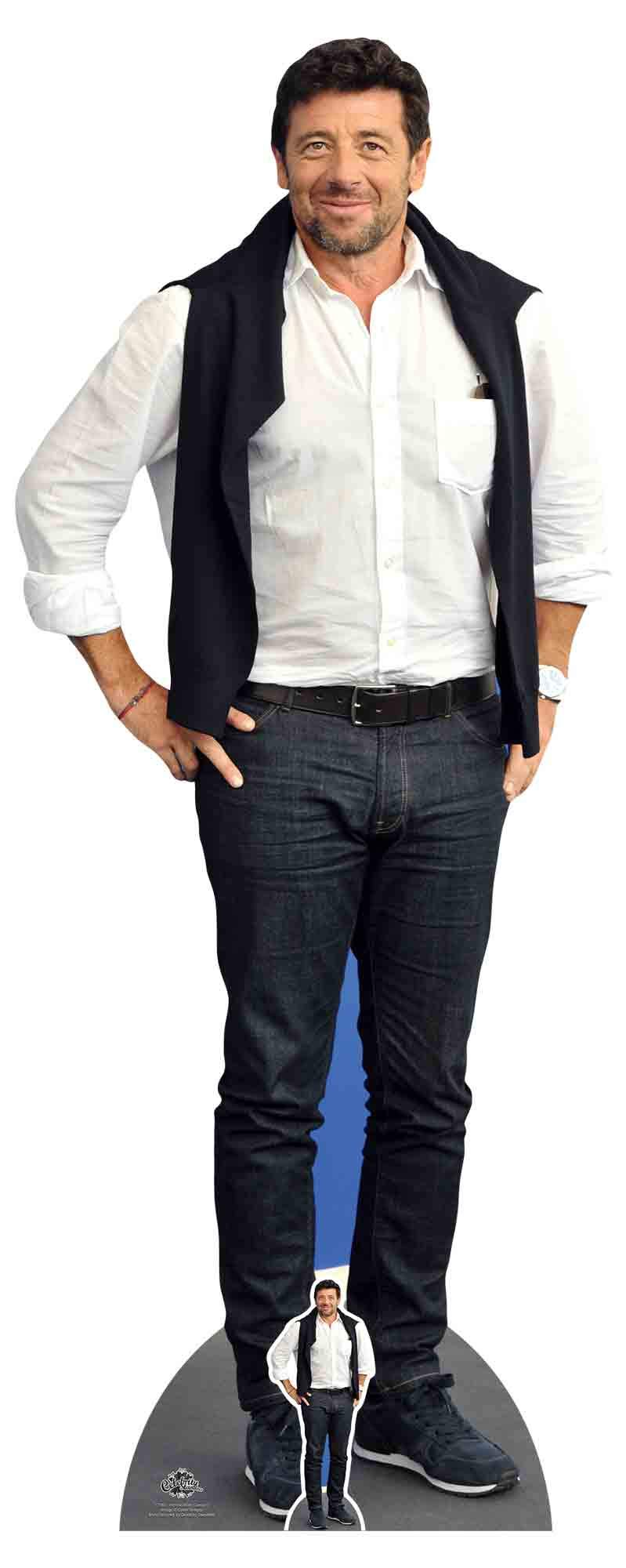 Star Cutouts CS921 Patrick Bruel (Casual) Lifesize Cardboard Cutout/Standee/Standup Perfect for Parties, Fans, Displays and Collectors Height 182cm Width 73cm — image 1