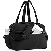 CLUCI Duffle Bag for Travel, Gym Bag for Women, Puffer Tote Small Carry On Bag, 30L Duffle Weekender Bags with Wet Pocket