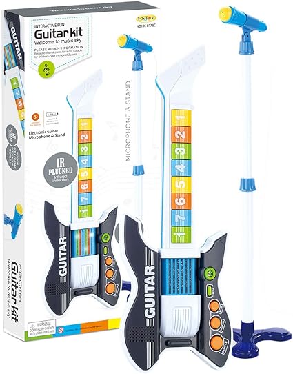 kids guitar microphone