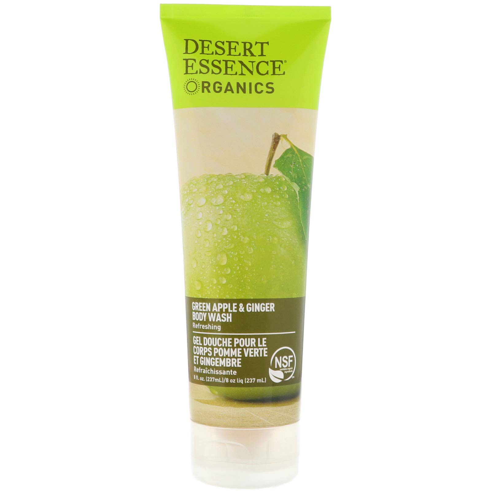 Desert Essence - Green Apple & Ginger Body Wash - 237mL