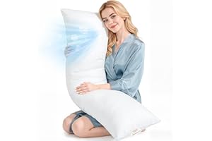 Chilling Home Full Body Pillows for Adults, Long Pillow Insert, Bed Pillows for Sleeping, Large Pillow for Pregnancy Women an