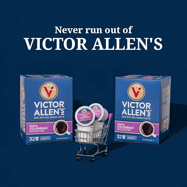 VICTOR ALLEN’S COFFEE SWEET AND SALTY CARAMEL FLAVORED CAPPUCCINO MIX, 42 COUNT, SINGLE SERVE K-CUP PODS FOR KEURIG K-CUP BREWERS BREWERS (PACKAGING MAY VARY)
