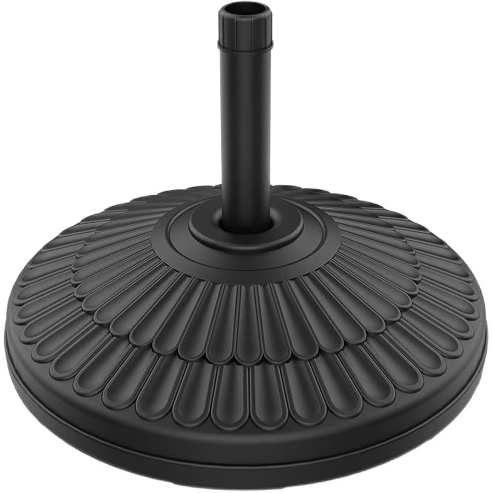 Photo 1 of ***FACTORY SEALED***
wikiwiki 90 Lbs HDPE Round Patio Umbrella Base, Weighted Umbrella Stands Fits 1.5-1.9in Poles for Garden, Lawn, Deck, Backyard & Pool, Black