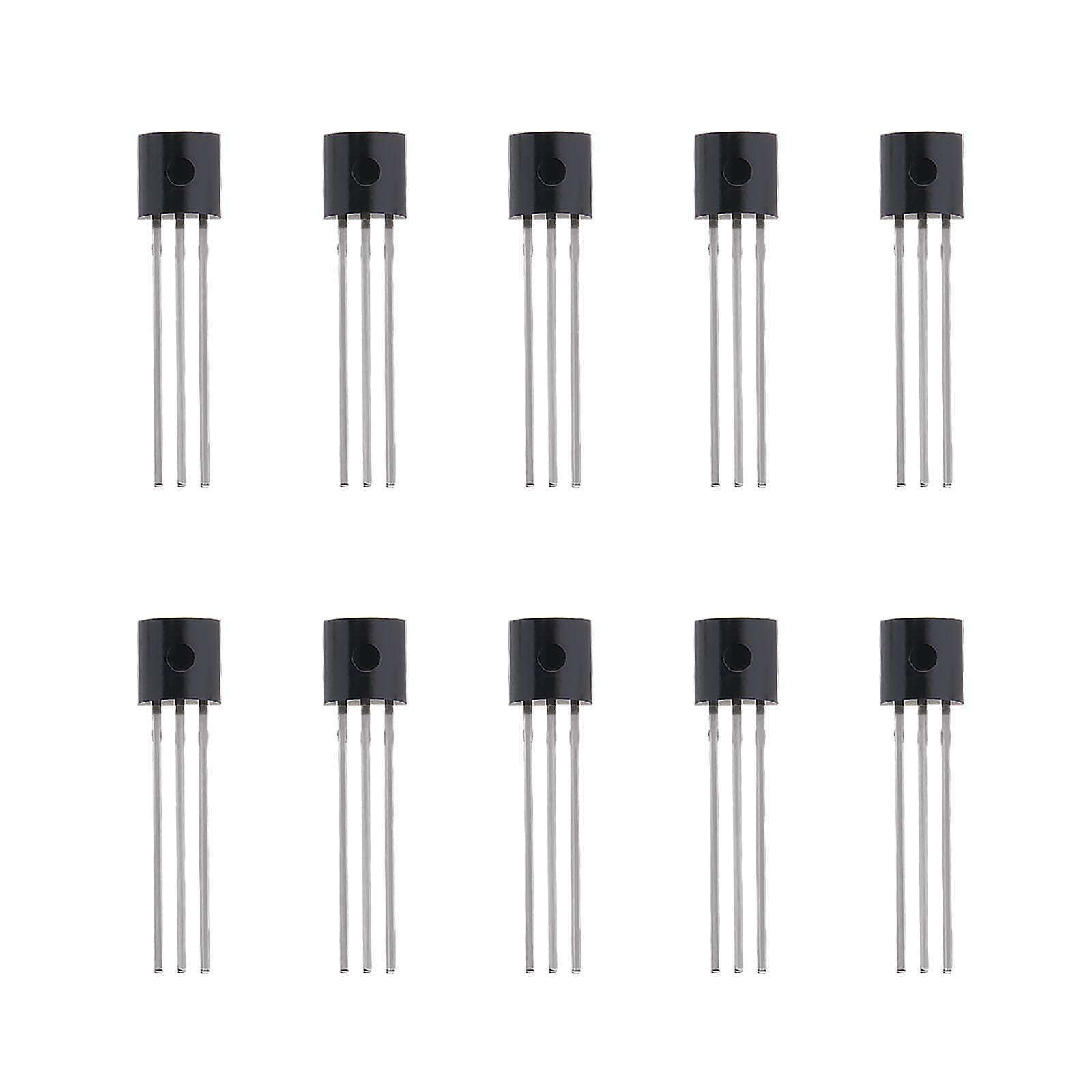 MCP1700-3302E/TO-92 LDO Linear Voltage Regulator 3-Terminals 250mA Fixed Output Voltage Nom. 3.3V Through Hole Pack of 10