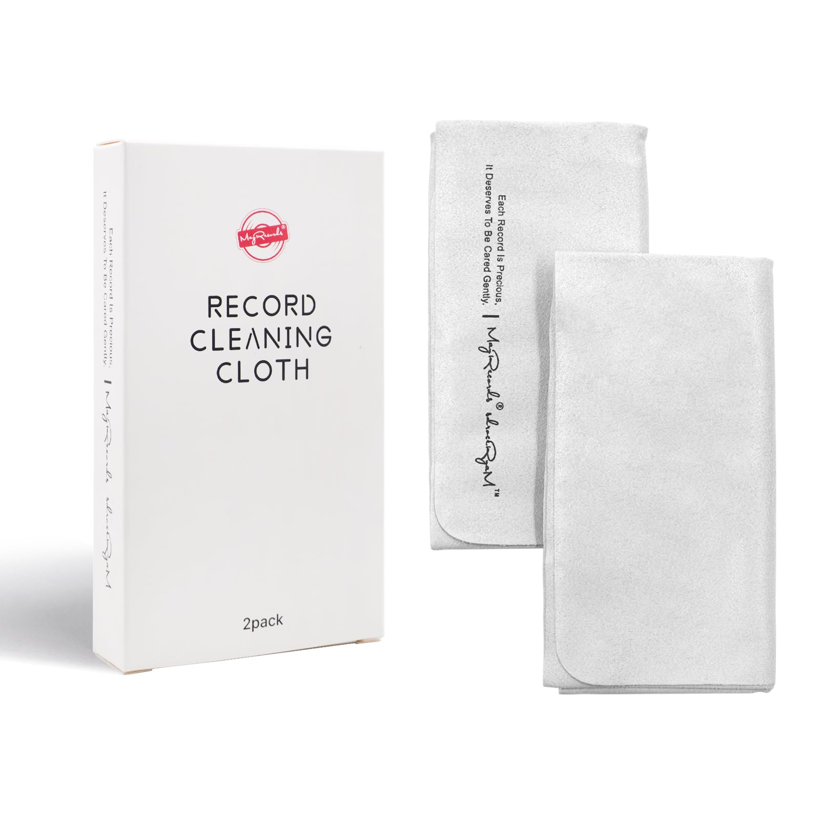 Photo 1 of sdroceRyaM Record Cleaning Cloth Anti-Static 16''x16'' Extra Large Microfiber Towel Lint Free Vinyl Cleaner for Your LP Collection, 2 Pack