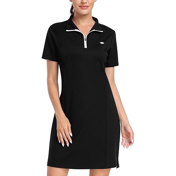 U.S. POLO ASSN. (3008 Solid Polo Dress - Banded Cuffs - Short Sleeves -  Straight Hemline - Side Vents Anthracite XS One Size at Amazon Women's  Clothing store