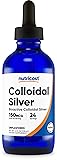 Nutricost Colloidal Silver 4oz 150mcg - Cobalt Blue