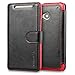 M7 Case,HTC One M7 Case Wallet,Mulbess [Layered Dandy][Vintage Series][Black] - [Ultra Slim][Wallet Case] - Leather Flip Cover With Credit Card Slot for HTC One M7