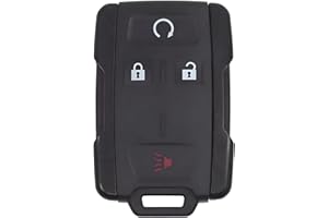 Replacement Key Fob Remote Start for GMC Sierra 1500 (2014-2019), Canyon (2015-2022), Sierra 2500 HD & 3500 HD (2015-2019), 4