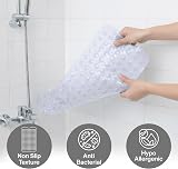 MOONLIGHT20015 Shower Bath Mat Non Slip Anti Mould PVC 70x38cm Clear view 3