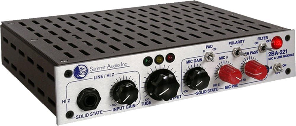 Summit Audio 2BA221 Line and Microphone Preamp