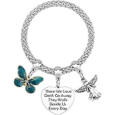 Memorial Gift for Loss of Loved Bracelet Sympathy Gifts for Loss of Loved Remembrance Condolences Gifts Stretch Bracelets Bereavement Gift for for Mom Dad Sister Brother Christmas Jewelry Present