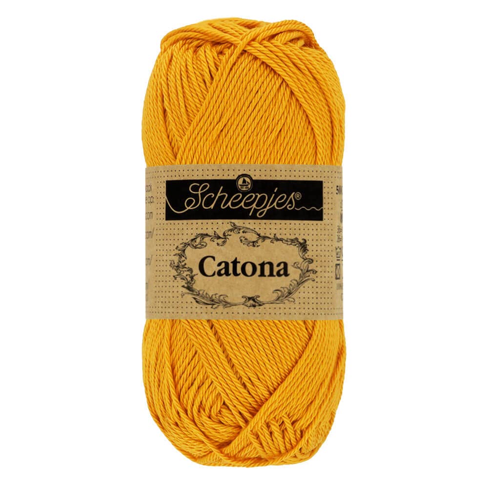 Scheepjes - Scheepjes Catona 249 Saffron Yarn - 1x25g โ image 1